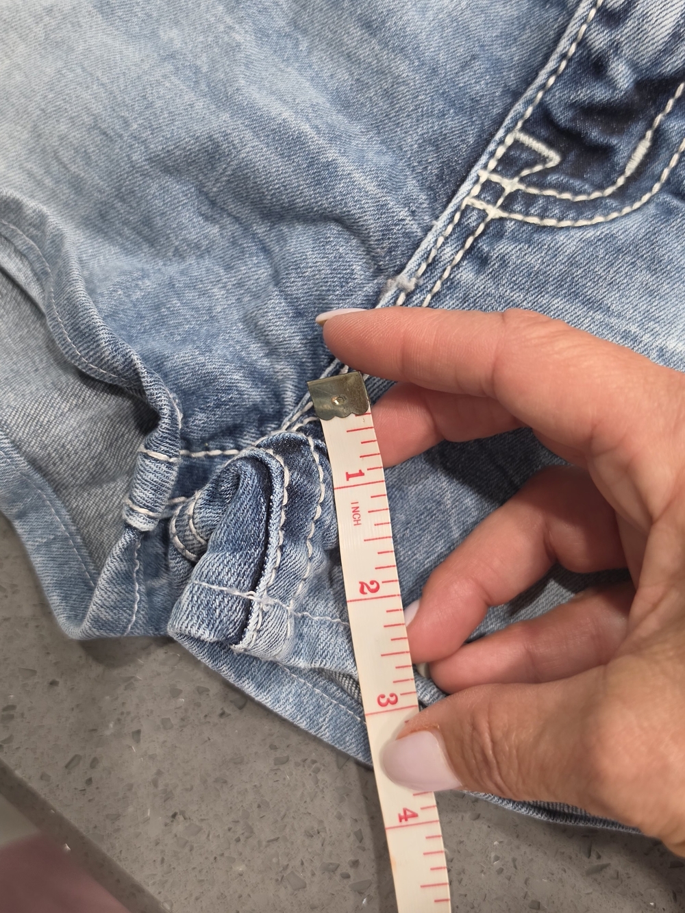 Miss Me Light Blue Faded Denim Shorts - Picture 6 of 6
